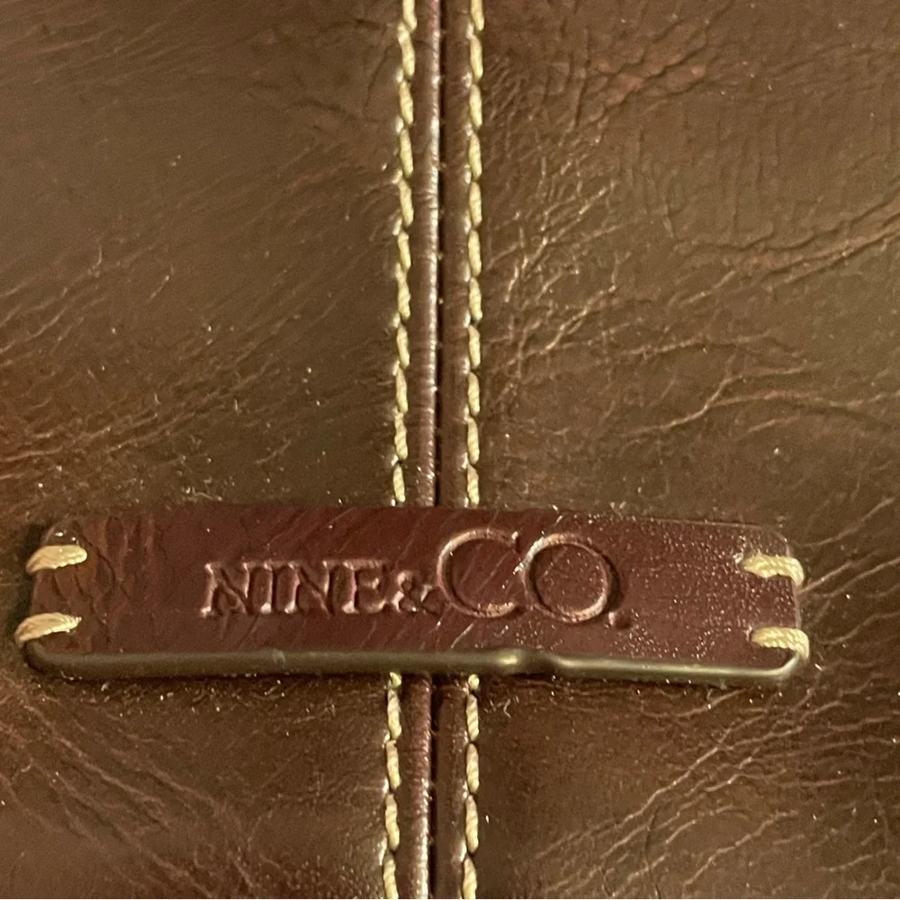 🔥3 for $15 Sale- Elegant Brown Faux Leather Shoulder Bag - Picture 3 of 8